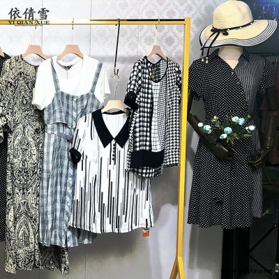 中老年特价女装批发厂家 折扣女装连衣裙新款长裙厂家货源