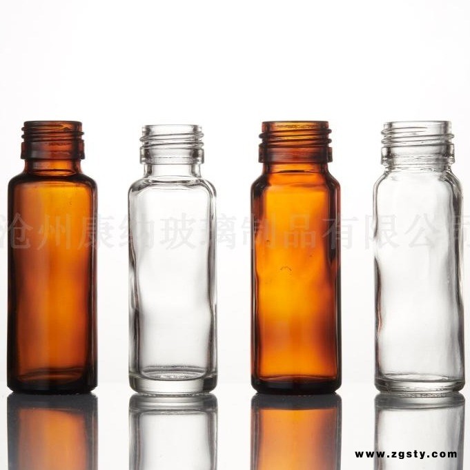 康纳出售 棕色口服液瓶 药用玻璃瓶 保健品瓶 10ml-500ml钠钙玻璃瓶 螺口瓶 可配盖子