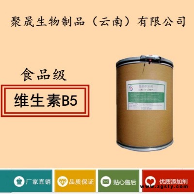 聚晟生物     食品级营养强化剂维生素B5/泛酸价格报价      保健品增补品添加剂、提高食品质量