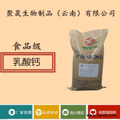 聚晟生物     食品级营养强化剂乳酸钙/L-乳酸钙厂家直销     保健品增补品添加剂提高食品质量
