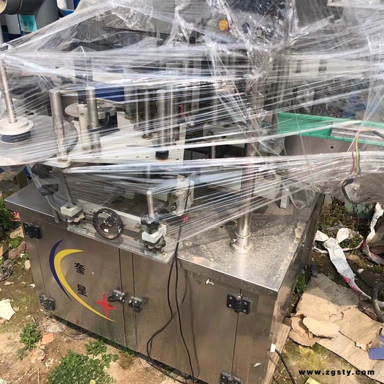 二手钙片贴标机 二手单头套标机 侧面贴标机 正东 自动