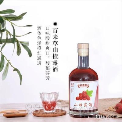 贴牌山楂露酒低度果酒入口芬芳青柠柠檬休闲放松聚会露酒瓶装