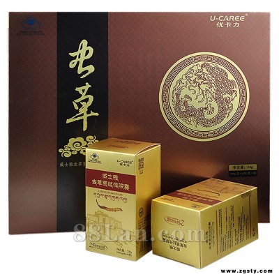 虫草菌丝体胶囊  精品礼盒/ 单瓶装  补肾壮阳