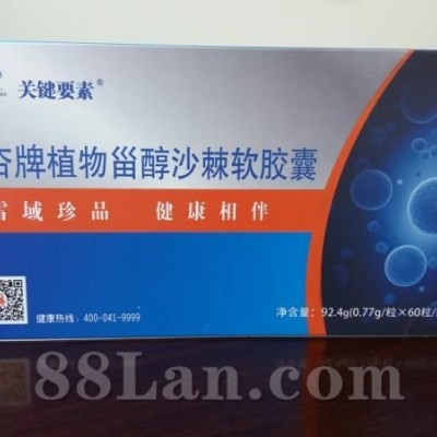 植物甾醇沙棘软胶囊  心脑血管降血脂 降三高
