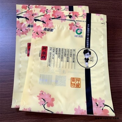 金霖 供应东阿县阿胶糕包装袋 自封袋 红枣阿胶包装袋 密封条设计 厂家定做