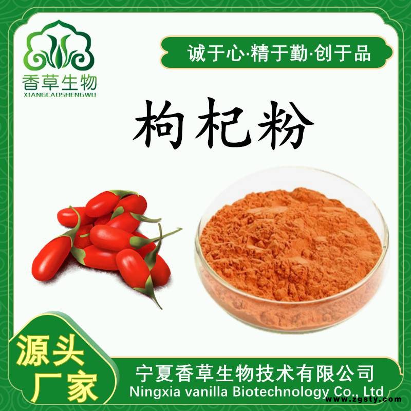 枸杞粉 鲜果枸杞浓缩汁粉150目 枸杞速溶粉