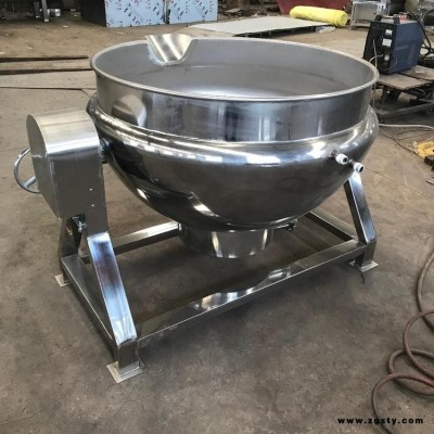 烧鸡鸭脖卤煮夹层锅 红烧肉燃气夹层锅 熟食店专用煮肉锅 梨膏阿胶熬制设备 卤味鹌鹑蛋蒸煮锅可定制