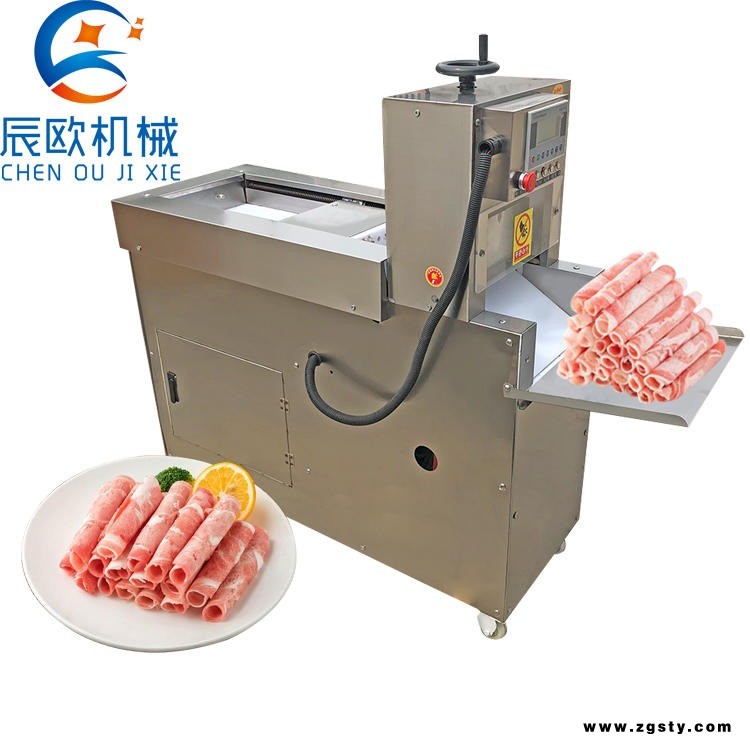 辰欧牛羊肉切片机 数控牛羊肉切片机 年糕阿胶切片机 冻肉切片机
