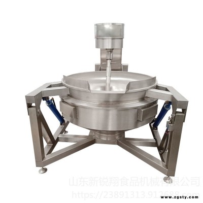 新锐翔多功能行星搅拌炒锅 梨膏半自动搅拌锅 仿手工制作阿胶夹层锅