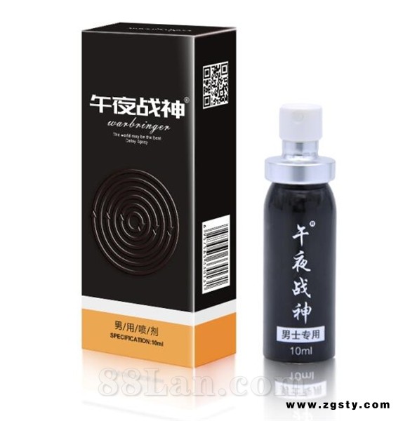 午夜战神 男用喷剂 黑色装 10ml