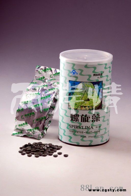 阿拉思嘉螺旋藻新纸罐2000片