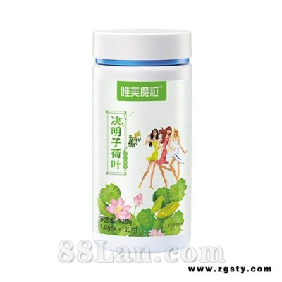 决明子荷叶压片糖果