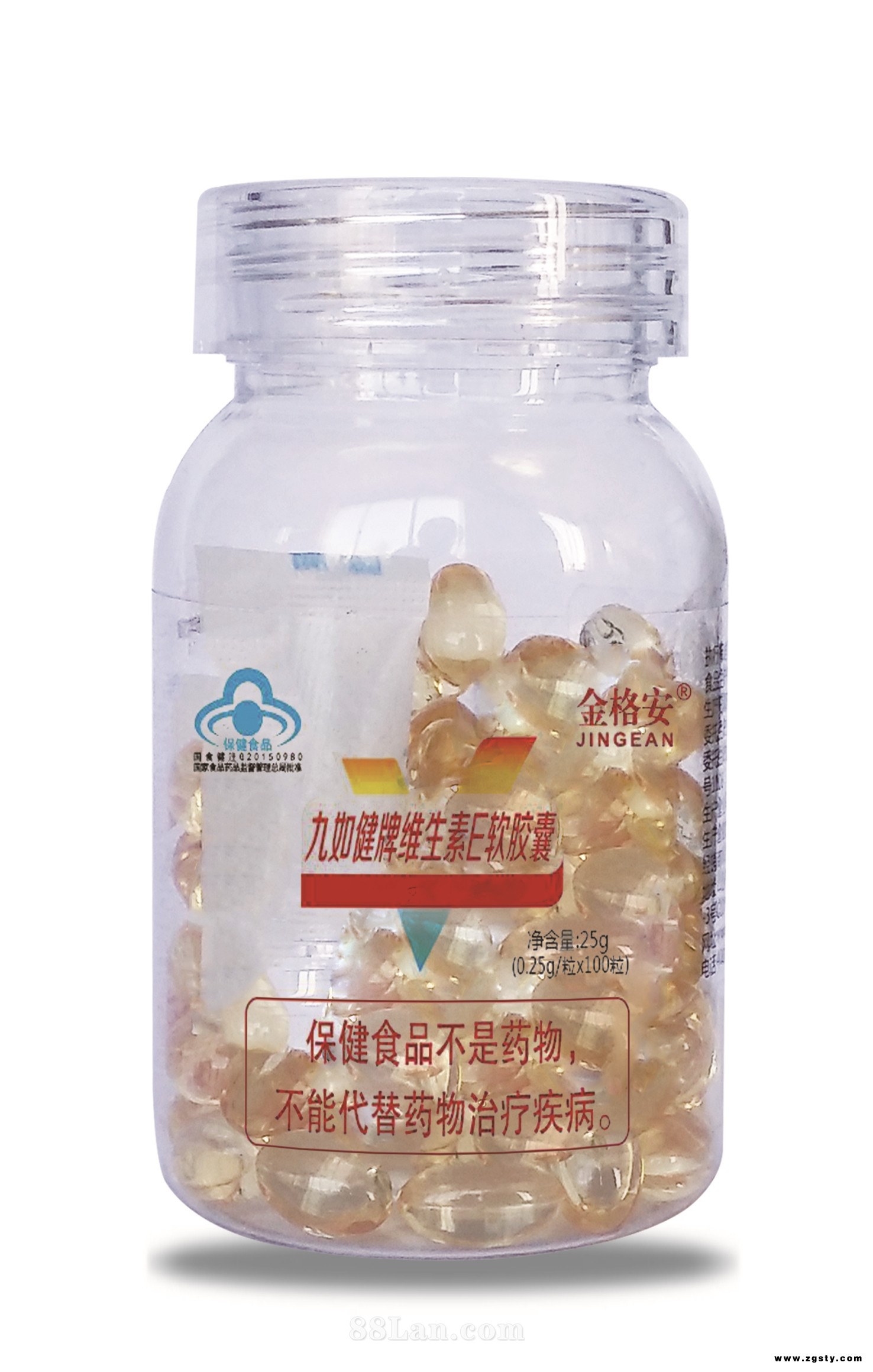 九如健牌维生素E软胶囊100粒