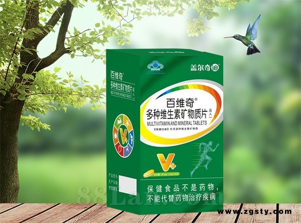 百维奇牌多种维生素矿物质片（成人） 90片