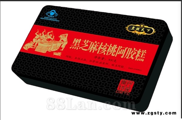 皇胶天下铁盒蓝帽健字号阿胶糕