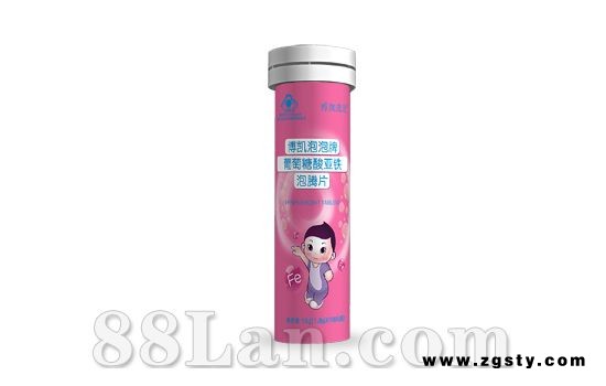 博凯泡泡牌葡萄糖酸亚铁泡腾片