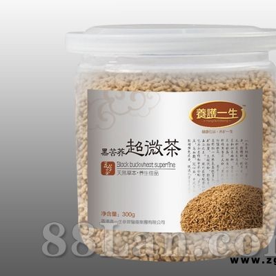 黑苦荞超微茶——罐装花草茶系列