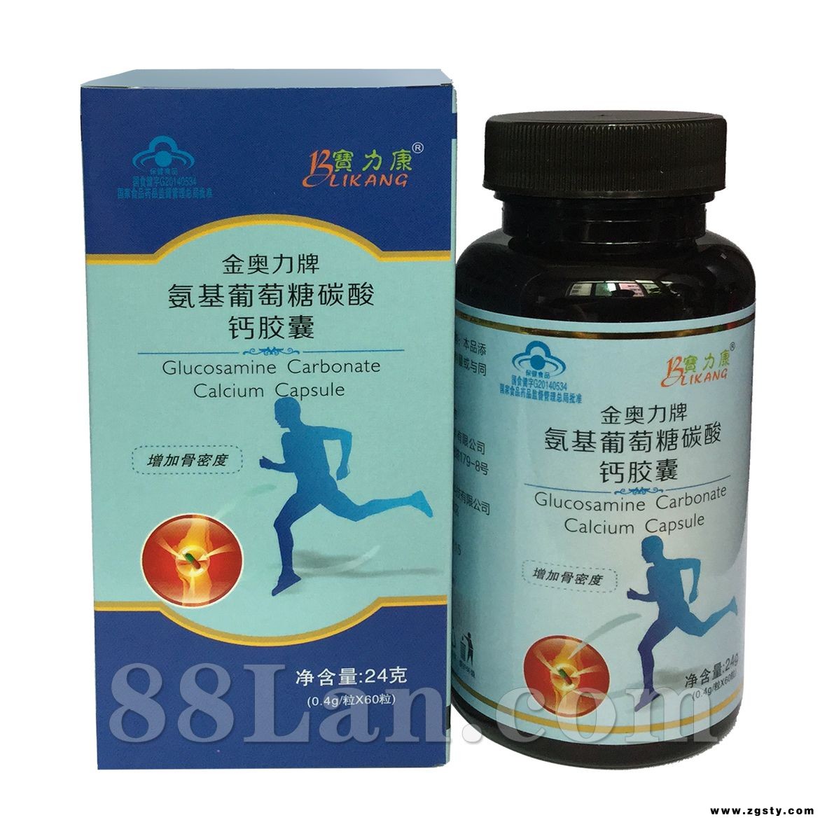 氨基葡萄糖碳酸钙胶囊--精品单盒