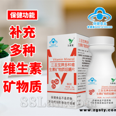 三圣宝牌多维维生素矿物质咀嚼片
