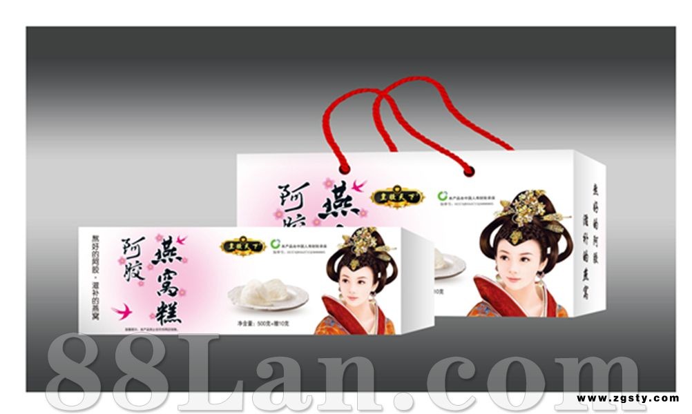 皇胶天下燕窝糕木盒装510克