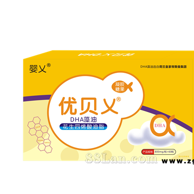 DHA藻油花生四烯酸油脂凝胶糖果