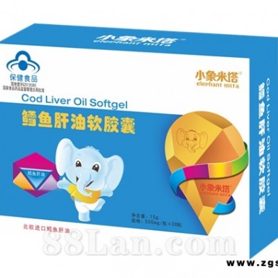 鳕鱼肝油软胶囊——小象米塔系列