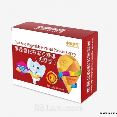 果蔬铁凝胶糖果——小象米塔系列