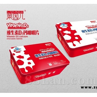 莱因儿普修堂牌维生素D3钙咀嚼片