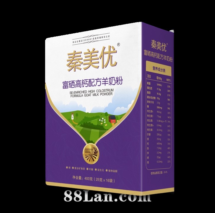 秦美优富硒高钙羊奶粉