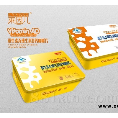 莱因儿普修堂牌维生素A维生素D钙咀嚼片