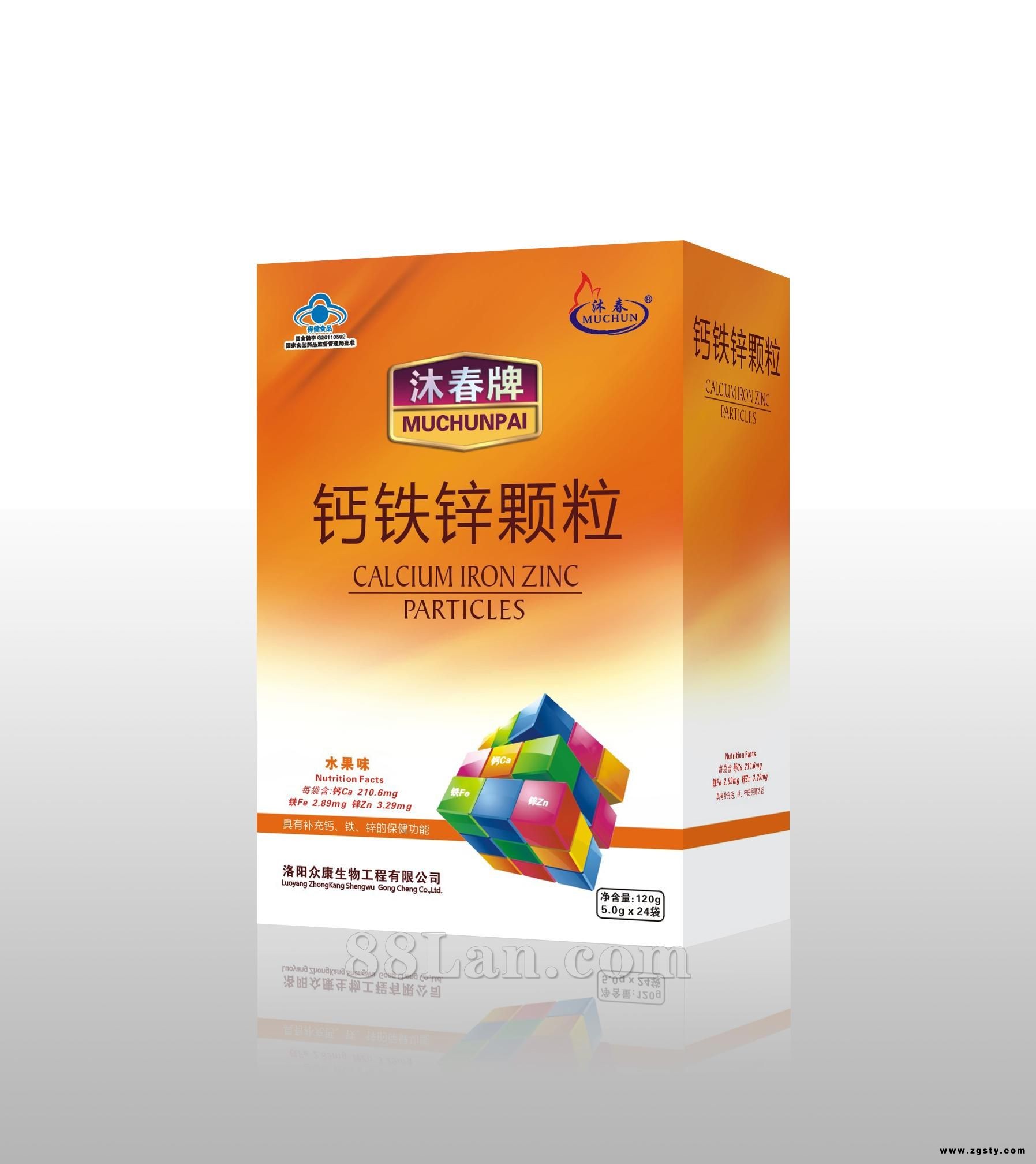 沐春牌钙铁锌颗粒