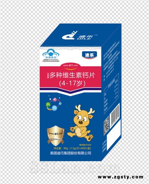 多种维生素钙片（4-17岁）