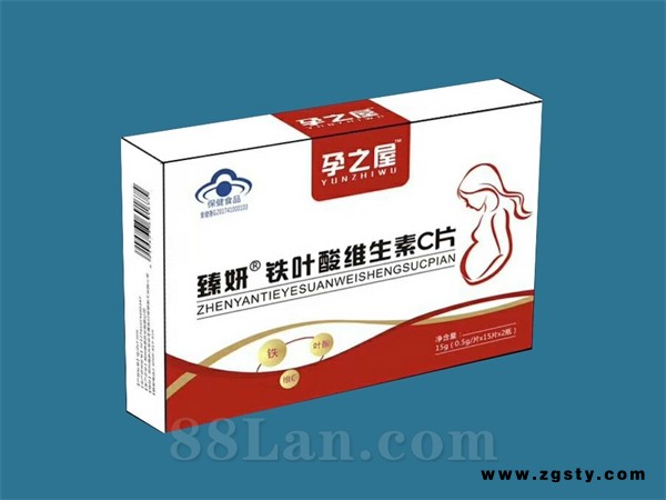 臻研&#174;铁叶酸维生素C片
