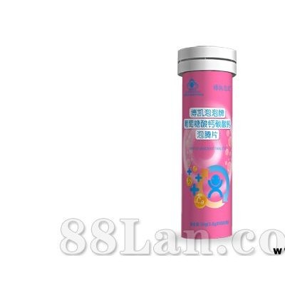 博凯泡泡牌葡萄糖酸酸钙酸钙泡腾片