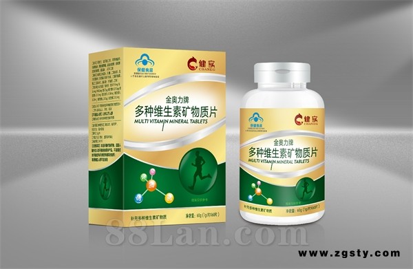 健实牌多种维生素矿物质片