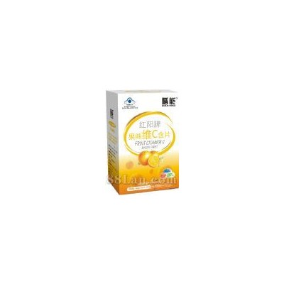 膳能红阳牌果味维C含片