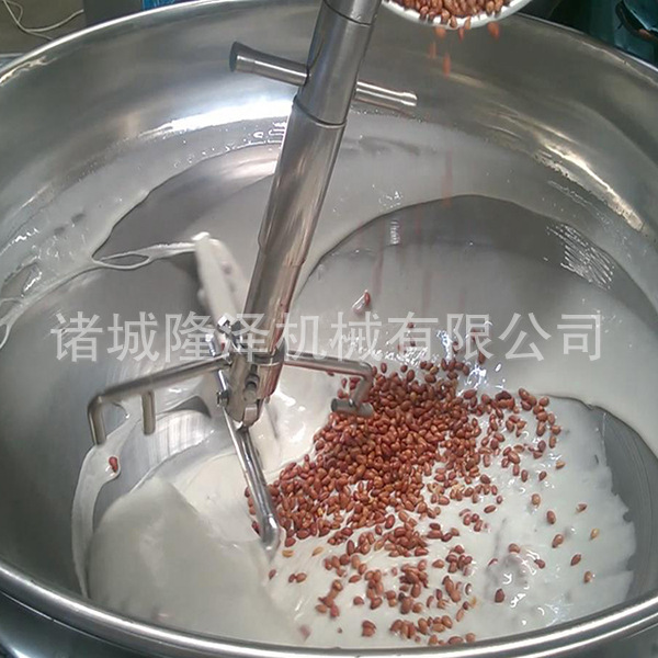食品加工设备 大型电磁熬糖专用夹层锅 不糊底阿胶搅拌炒锅设备示例图3