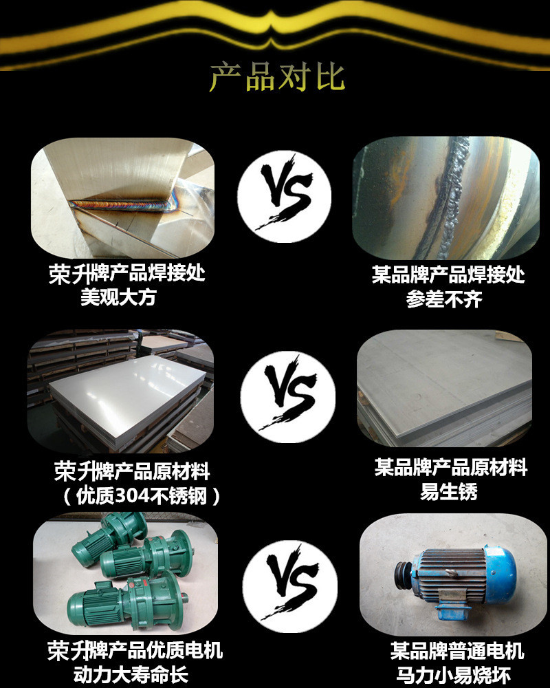 荣升阿胶熬制锅 燃气搅拌夹层锅 驴皮加工设备 刮底搅拌食品机械示例图10