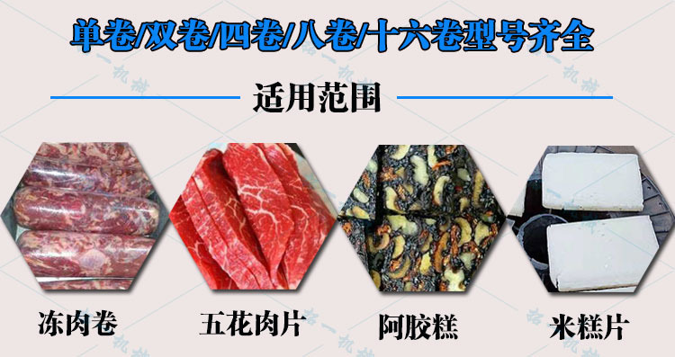 全自动切片机新型数控牛羊肉切片切卷机商用冻肉米糕阿胶切片机示例图2